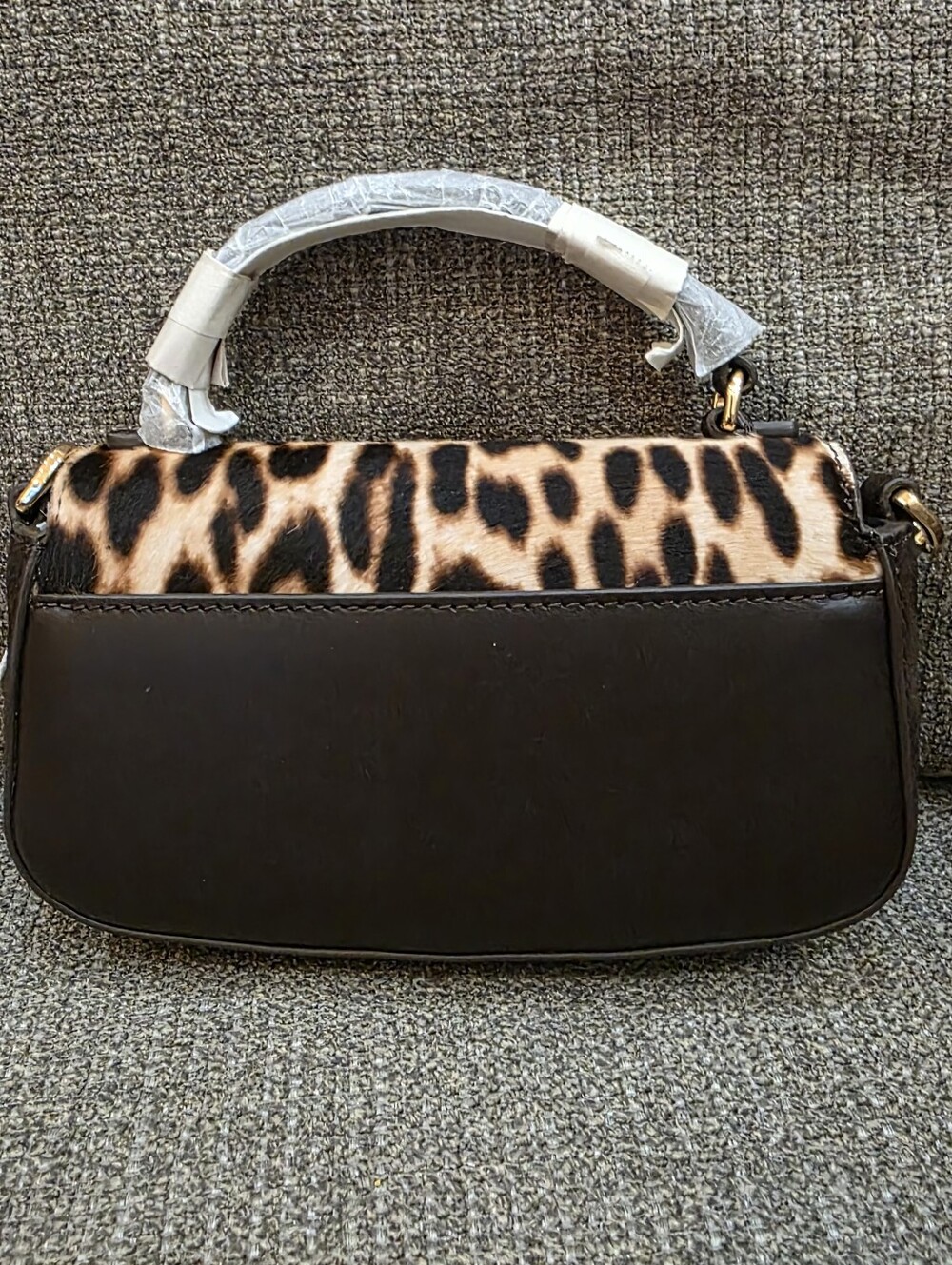 Tory Burch Britten Haircalf Mini Top Handle. - Picture 2 of 7